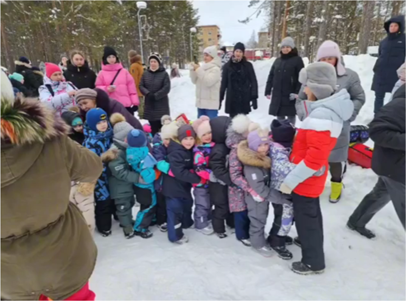 День зимних видов спорта в парке Геологов.