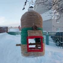 Кормушки для пернатых друзей.