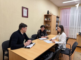 Встреча в первичном отделении гимназии.